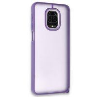 Newface Xiaomi Redmi Note 9 Pro Kılıf Elegant Kapak - Derin Mor