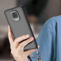 Newface Xiaomi Redmi Note 9 Pro Kılıf Elegant Kapak - Derin Mor