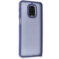 Newface Xiaomi Redmi Note 9 Pro Kılıf Elegant Kapak - Lacivert