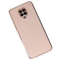 Newface Xiaomi Redmi Note 9 Pro Kılıf Volet Silikon - Pembe