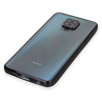 Newface Xiaomi Redmi Note 9S Kılıf Razer Lensli Silikon - Siyah