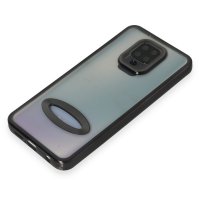 Newface Xiaomi Redmi Note 9S Kılıf Slot Silikon - Siyah