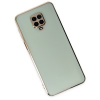 Newface Xiaomi Redmi Note 9S Kılıf Volet Silikon - Açık Yeşil