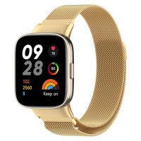 Newface Xiaomi Redmi Watch 3 Metal Mıknatıslı Kordon - Gold