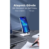 Newface Y53 Kablosuz Şarj Standı - Gümüş