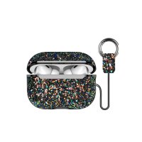 Onegif Airpods 2 (2.nesil) Bright Simli Airpods Kapak - Siyah