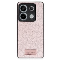 Onegif Xiaomi Poco X6 Bright Simli Kapak - Pembe