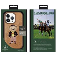 Santa Barbara Polo Racquet Club iPhone 14 Plus Crete Deri Kapak - Mor