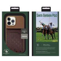 Santa Barbara Polo Racquet Club iPhone 14 Pro Max Timothy Cüzdanlı Standlı Kapak - Siyah
