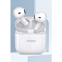 Tozo A3 Çağrı Gürültü Engelleyici Özellikli Ultra Hafif Bluetooth 5.3 Kablosuz TWS Airpods Kulaklık - Beyaz