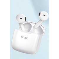 Tozo A3 Çağrı Gürültü Engelleyici Özellikli Ultra Hafif Bluetooth 5.3 Kablosuz TWS Airpods Kulaklık - Beyaz