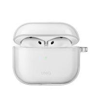 Uniq Airpods 4 (4.nesil) Glase Silikon Kılıf - Şeffaf