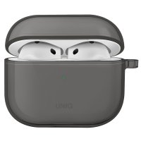 Uniq Airpods 4 (4.nesil) Glase Silikon Kılıf - Siyah