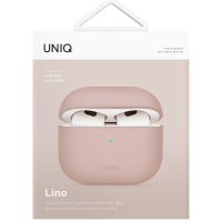 Uniq Airpods 4 (4.nesil) Lino Silikon Kılıf - Pembe