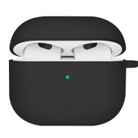 Uniq Airpods 4 (4.nesil) Nexo Silikon Kılıf - Siyah