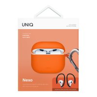 Uniq Airpods 4 (4.nesil) Nexo Silikon Kılıf - Turuncu