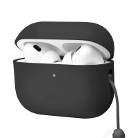 Uniq Airpods Pro 2 (2.nesil) Lino Silikon Kılıf - Gri