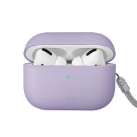 Uniq Airpods Pro 2 (2.nesil) Lino Silikon Kılıf - Lila