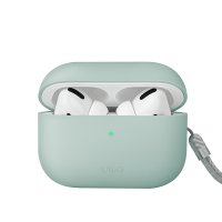 Uniq Airpods Pro 2 (2.nesil) Lino Silikon Kılıf - Yeşil