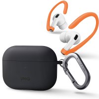 Uniq Airpods Pro 2 (2.nesil) Nexo Silikon Kılıf - Siyah