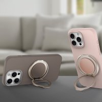 Uniq GripFit Classic 360 Manyetik Magsafe Kickstand Yüzük - Gri