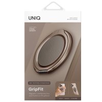 Uniq GripFit Classic 360 Manyetik Magsafe Kickstand Yüzük - Gri