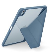 Uniq iPad Air 13 (2024) Moven Standlı Tablet Kapak - Mavi