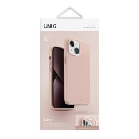 Uniq iPhone 14 Lino Hue Magsafe Kapak - Pembe