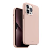 Uniq iPhone 14 Pro Max Lino Silikon Kapak - Pembe