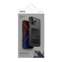 Uniq iPhone 15 Pro Max Air Fender Kartvizitli Kapak - Füme