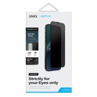 Uniq iPhone 15 Pro Max Optix Hayalet Cam Ekran Koruyucu - Siyah