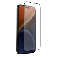 Uniq iPhone 15 Pro Max Optix Mat Ekran Koruyucu - Siyah