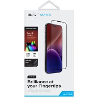 Uniq iPhone 15 Pro Max Optix Vivid Cam Ekran Koruyucu - Siyah