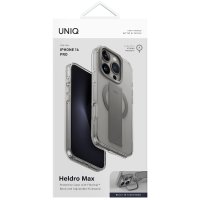 Uniq iPhone 16 Pro Heldro Max Magsafe Standlı Kapak - Titan Gri