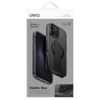 Uniq iPhone 16 Pro Max Heldro Max Magsafe Standlı Kapak - Siyah