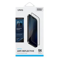 Uniq iPhone 16 Pro Optix Anti Reflective Cam Ekran Koruyucu - Siyah