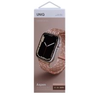 Uniq Watch 41mm Aspen Designer Örgülü Kordon - Pembe