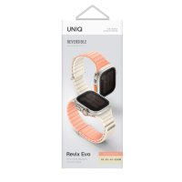 Uniq Watch 41mm Revix Evo Reversible Manyetik Kordon - Pembe-Bej