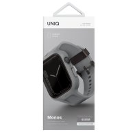 Uniq Watch 42mm Monos 2 in 1 Silikon Kordon - Gri