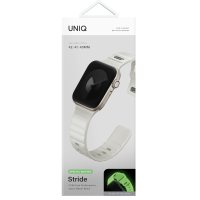 Uniq Watch 42mm Stride FKM Silikon Kordon - Beyaz