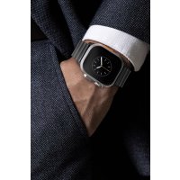 Uniq Watch 42mm Strova Mag Çelik Kordon - Gümüş