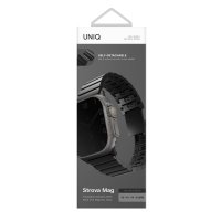 Uniq Watch 42mm Strova Mag Çelik Kordon - Siyah