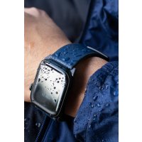 Uniq Watch 44mm Straden Su Geçirmez Deri Kordon - Gri