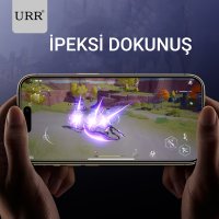 URR iPhone 14 Pro Max HD Privacy Cam Ekran Koruyucu - Siyah