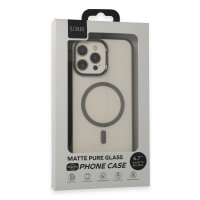 URR iPhone 15 Pro Max PVDSS Lens Titanium Edge Magsafe Kapak - Siyah