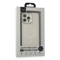 URR iPhone 15 Pro Max PVDSS Lens Titanium Edge Magsafe Kapak - Titan Gri