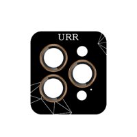 URR iPhone 16 Pro Max Titanium Alloy Kamera Lens Koruyucu - Gold