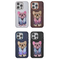 Venco iPhone 11 Cute Desenli Kapak - Kahverengi