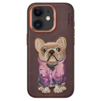 Venco iPhone 11 Cute Desenli Kapak - Koyu Kahve