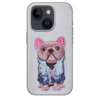 Venco iPhone 14 Cute Desenli Kapak - Kahverengi